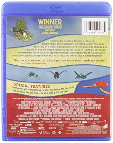 Alt View 1. The Red Turtle   - BLU-RAY.
