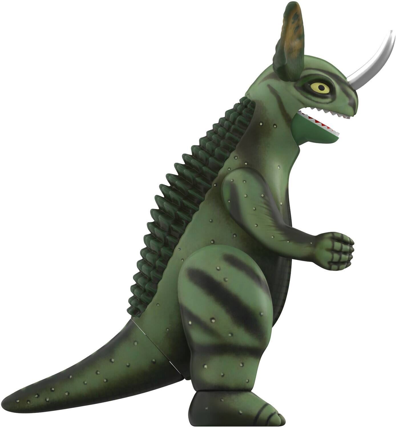 Alt View 3. Super7 - Super7 - Toho - ReAction Wv1 - Baragon (Marusan Tin)   - COLLECTIBLES - Multicolor.