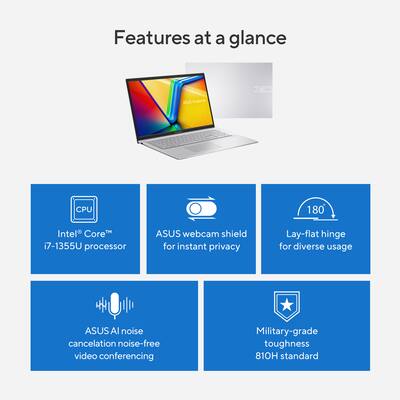 ASUS Vivobook 17 Laptop - Intel Core I3, 40GB RAM, 1TB SSD + 512GB Docking, Win11 Pro