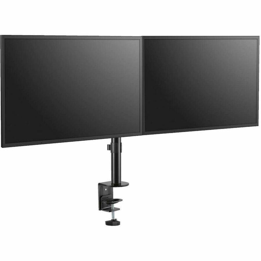 Alt View 4. Tripp Lite - Eaton Tripp Lite Series Dual-Monitor Flex-Arm Desktop Clamp for 13" to 27" Displays - 2 Display(s) Supported - 13" to - Black.