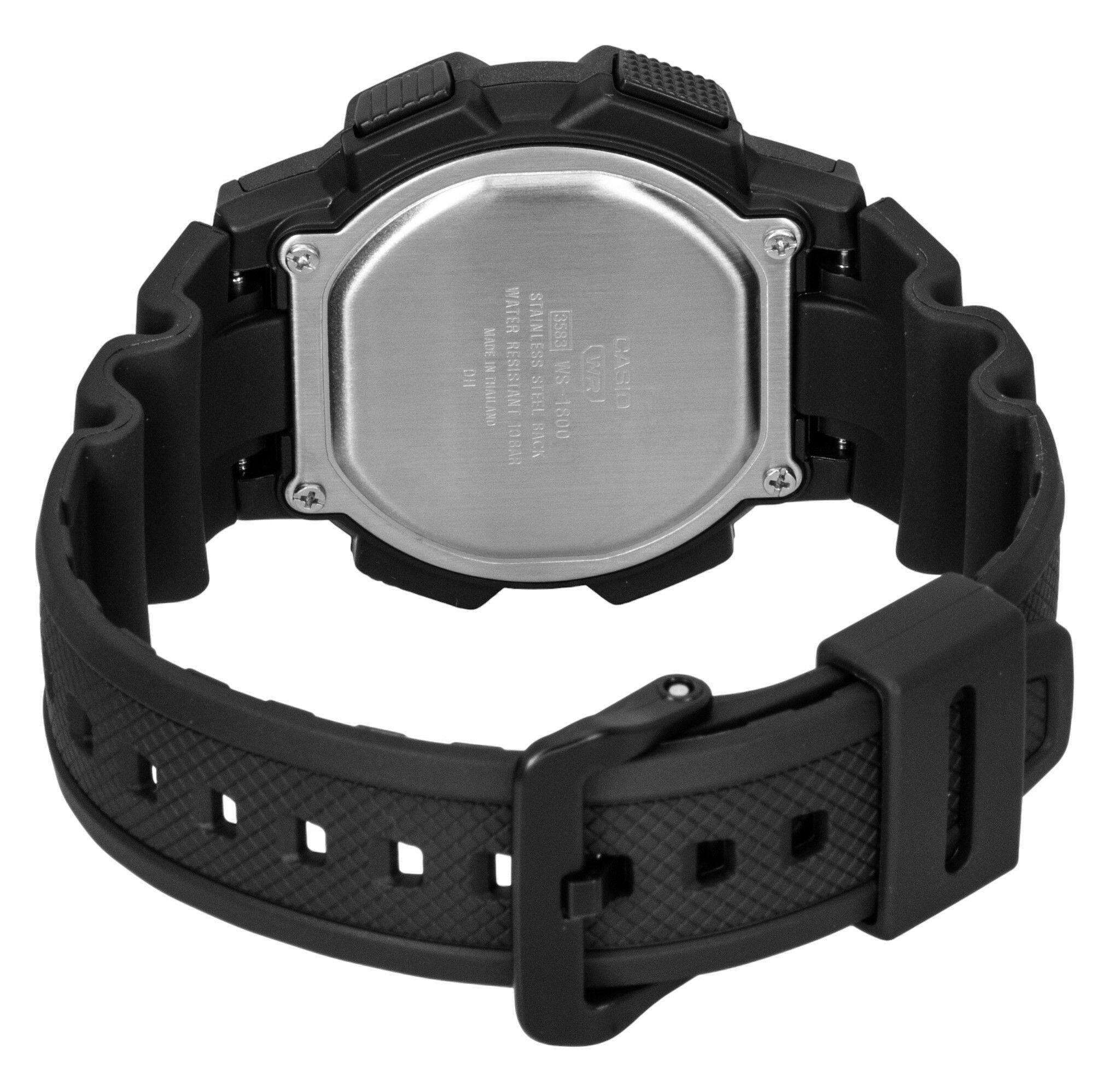 WATER RESISTANT  
STAINLESS STEEL  
MADE IN THAILAND  
CASIO  
10BAR  
3583  
WS  
CASIO  
1800