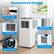 Humanized Design
Built-in Handle
50 Removable & Washable Filters
Auto Swing
2 Drain Outlets
4 Universal Wheels
