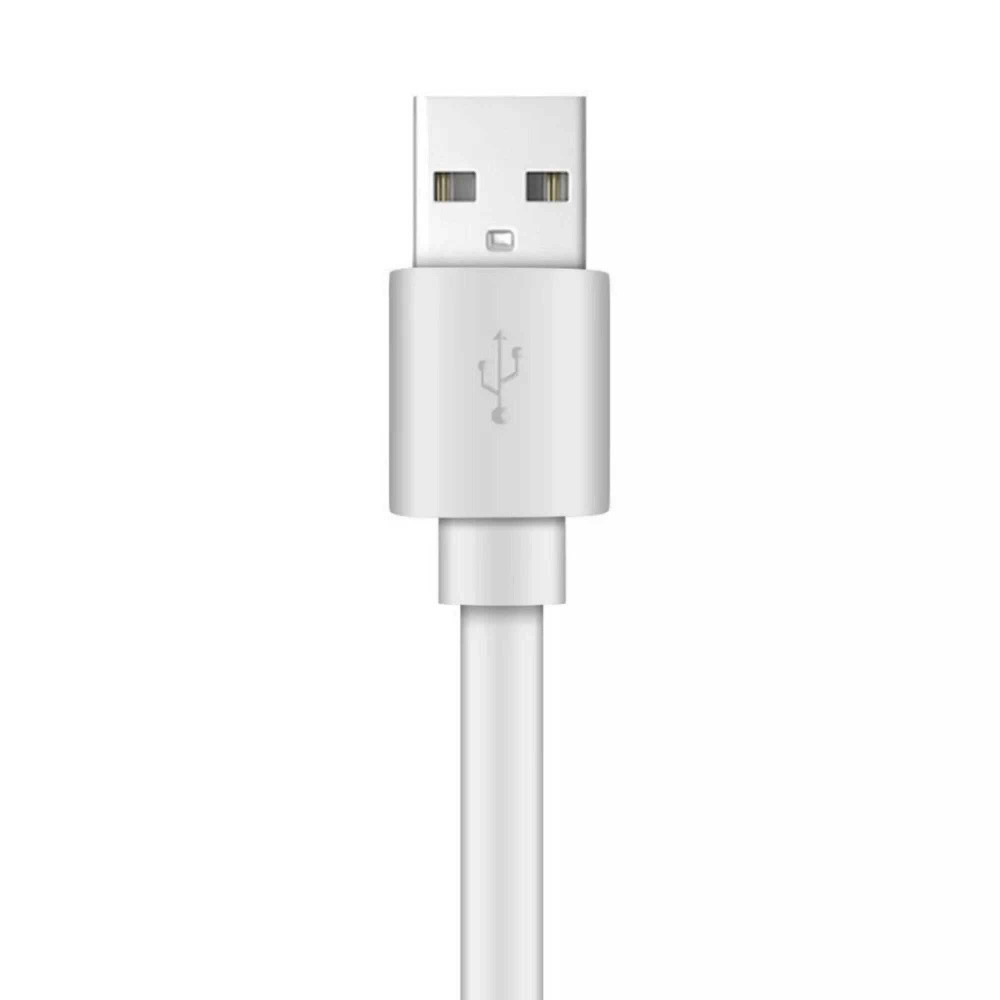 Alt View 1. Xyst - Charge and Sync USB to Lightning Flat Cable 4Ft - White.