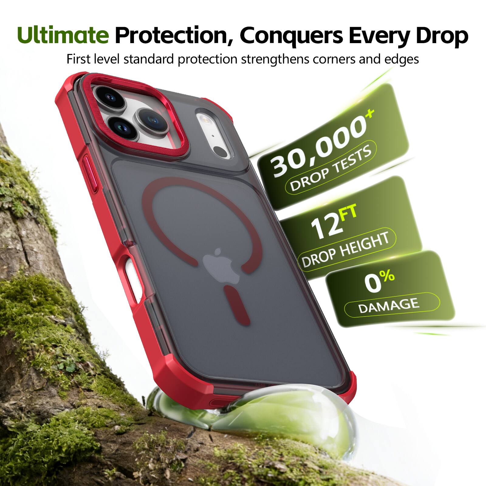 UUCOVER Magnetic Matte Case for Apple iPhone 17 Pro, Compatible with ...