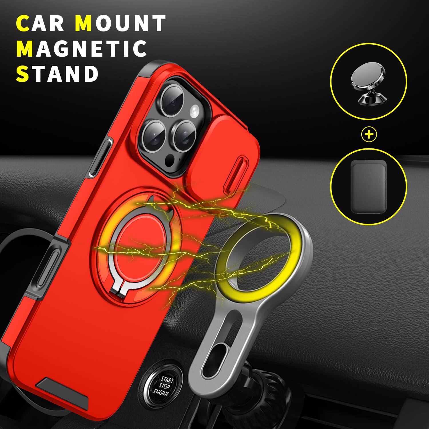 CAR MOUNT MAGNETIC STAND

START STOP ENGINE