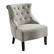 Angle. OSP Home Furnishings - Evelyn Tufted Chair in Linen Fabric - Linen.