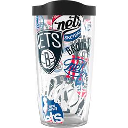 Tervis - Brooklyn Nets 16oz. Allover Classic Tumbler - Multicolor