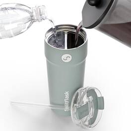 Splitflask - Dual Chamber 2-in-1 Tumbler for Two Drinks 30 oz - Royceton Sage