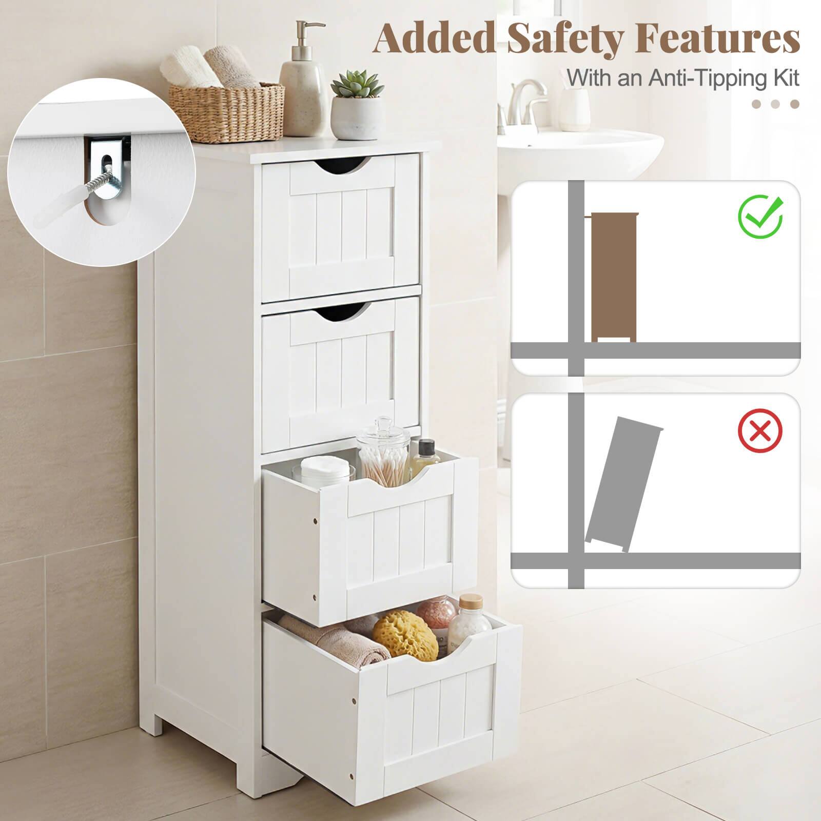 Added Safety Features  
With an Anti-Tipping Kit