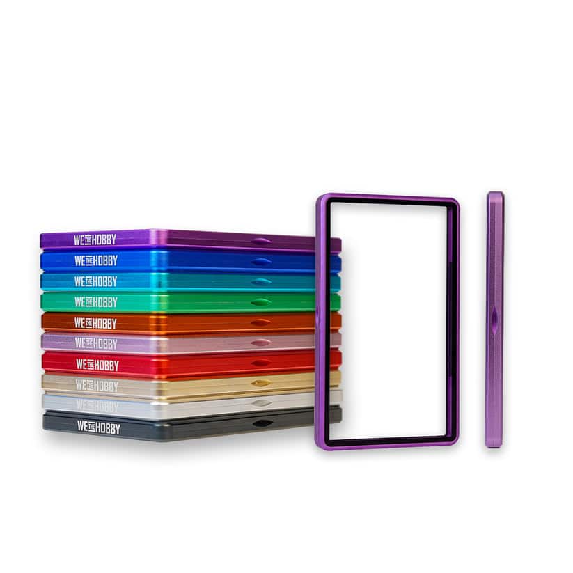 WeTheHobby Aluminum SHARKTOOTH Graded Card Case for BGS 130PT - Purple - Purple