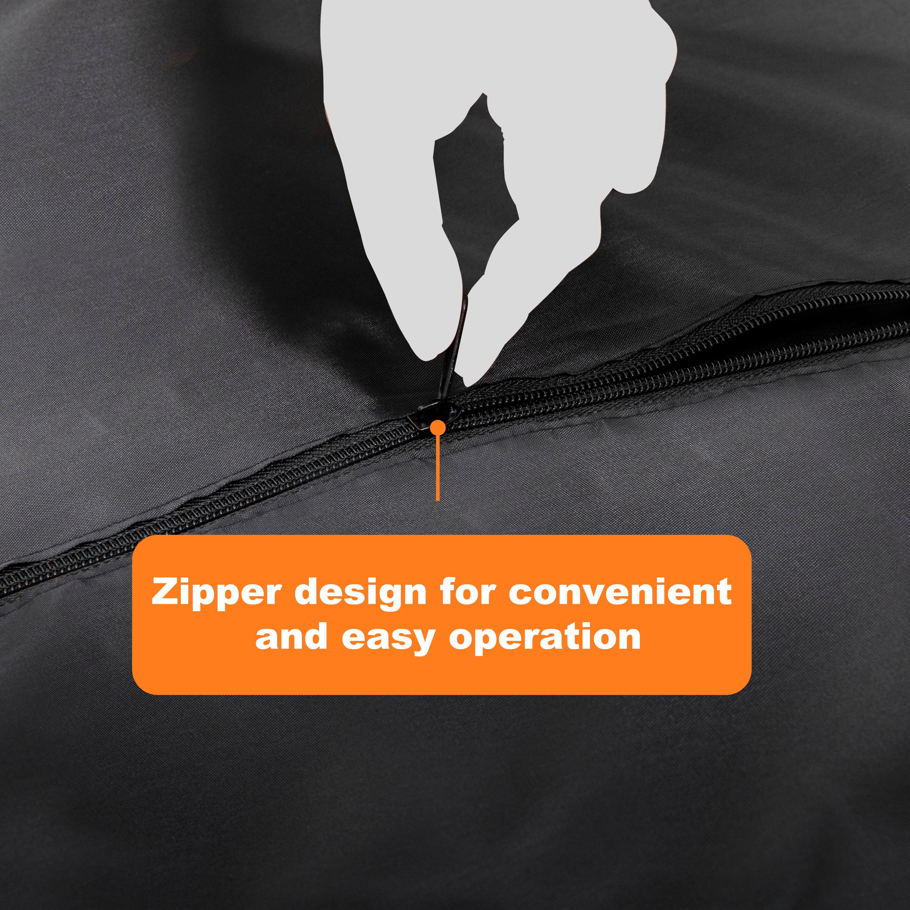 Zipper design for convenient and easy operation