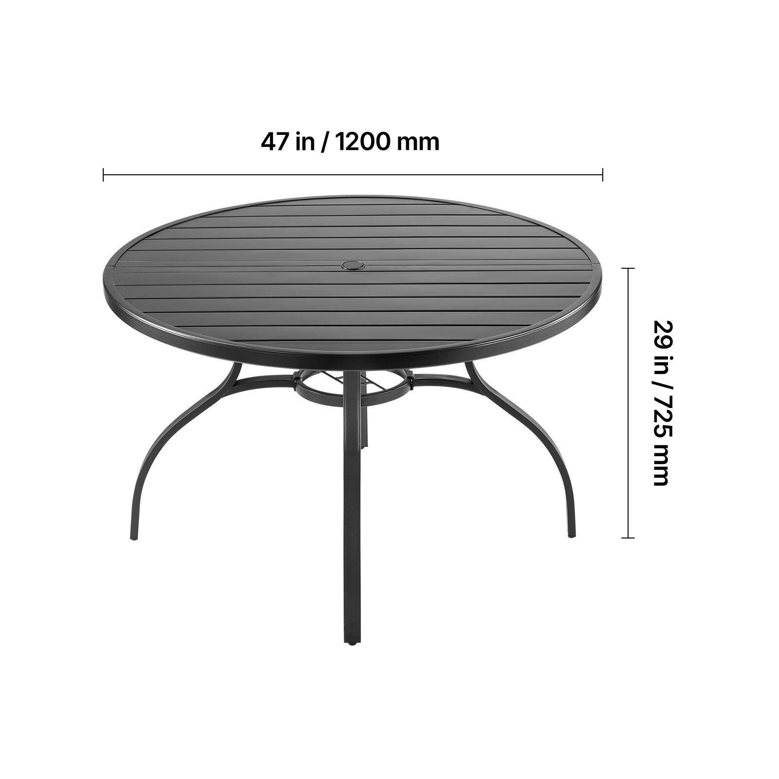 47 in / 1200 mm  
29 in / 725 mm