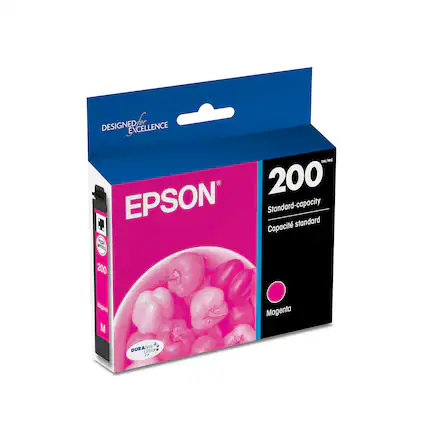 Designed for Excellence SM/MC 200 EPSON Standard-capacity Cartridges Magenta and Cyan.