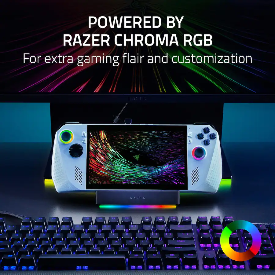 Mobile Handheld Razer Razer Handheld Dock Chroma with 100W Power Delivery for Mobile Gaming ...