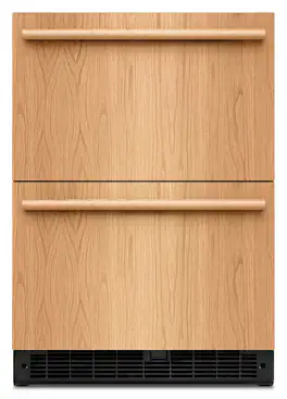 KitchenAid - 4.4 Cu. Ft. Undercounter Double-Drawer Refrigerator - Custom Panel Ready