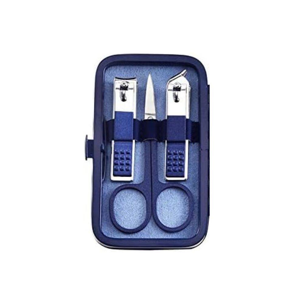 Alt View 1. Beauty Hub Ecommerce - 7 Pieces Portable Nail Clippers Set - Blue.