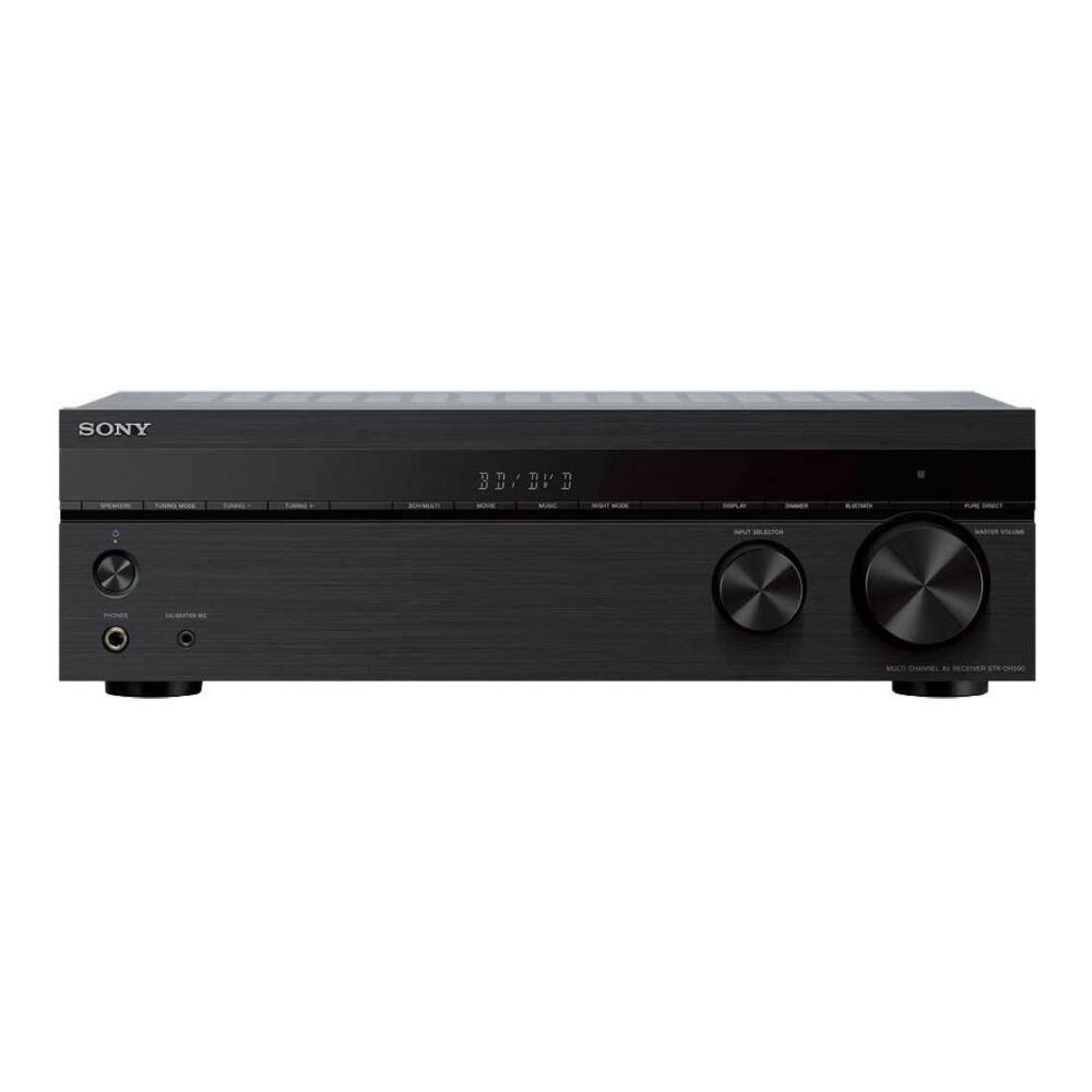 SONY

- TUNING MODE
- TUNING
- DISC
- BAND
- BB/DVD
- DISPLAY
- NIGHT MODE
- INPUT SELECTION
- MASTER VOLUME
- PURE DIRECT
- MULTI-CHANNEL AV RECEIVER STR-D3000

- DISC
- CD
- USB
- AUX
- HDMI
- PHONO
- DIGITAL AUDIO IN
- DIGITAL AUDIO OUT