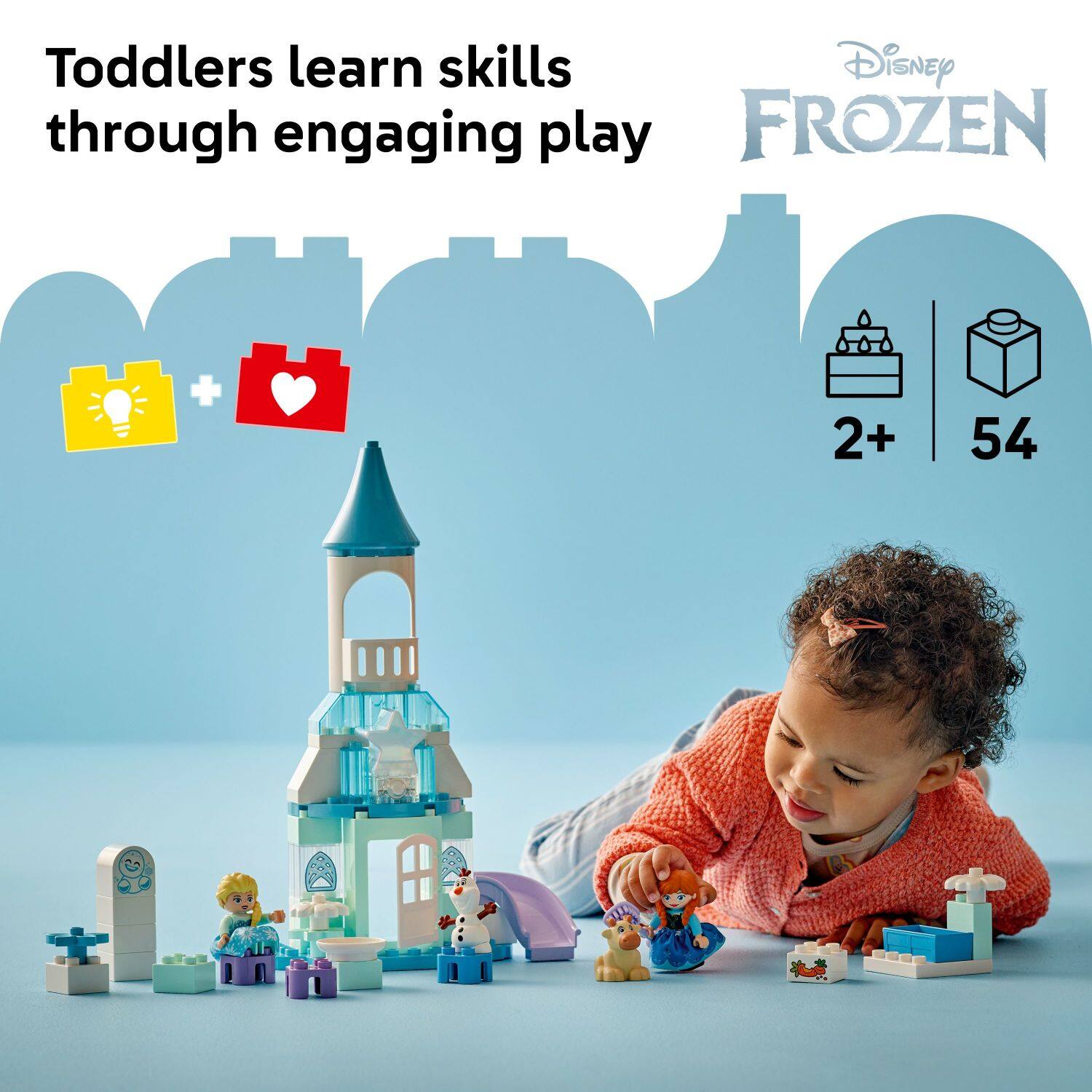 Toddlers learn skills through engaging play. Disney Frozen. 2+ 54.