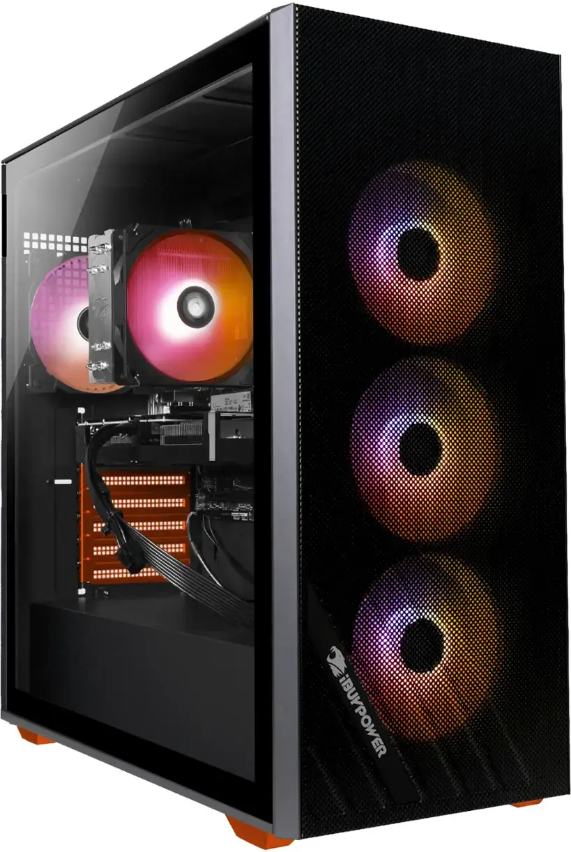 iBUYPOWER Scale Gaming Desktop PC AMD Ryzen 5 5500 AMD Radeon RX 6400 ...