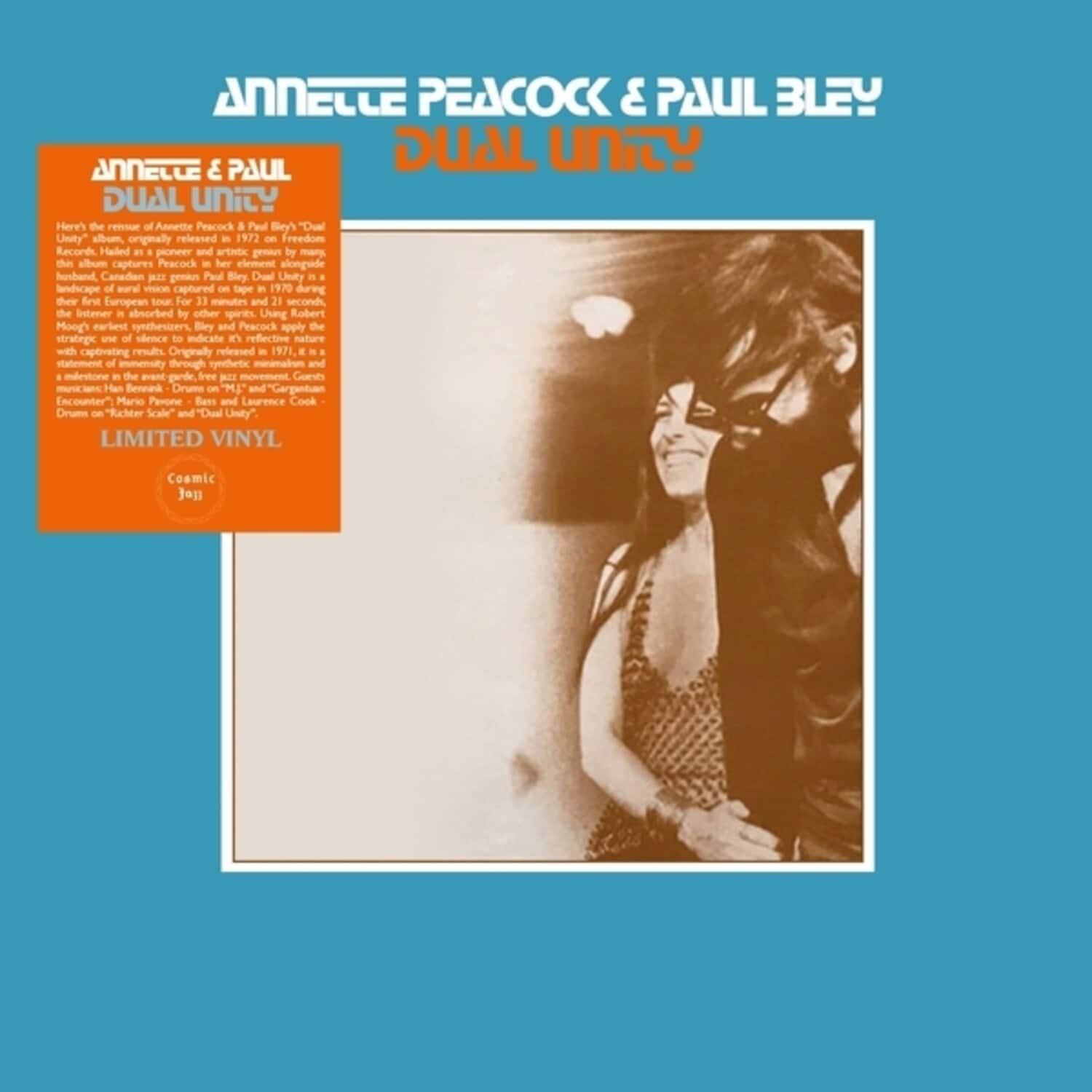 Peacock,Annette / Bley,Paul - Dual Unity   - VINYL LP price history on PriceWatchPro
