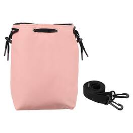 Unique Bargains - Drawstring Camera Bag, Large PU Leather Case for Z9/Z7II/Z6II, Fuji X-T50/X-S20 - Pink