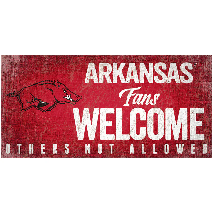 Razorback Welcomesign Fan Creations Arkansas Razorbacks 6