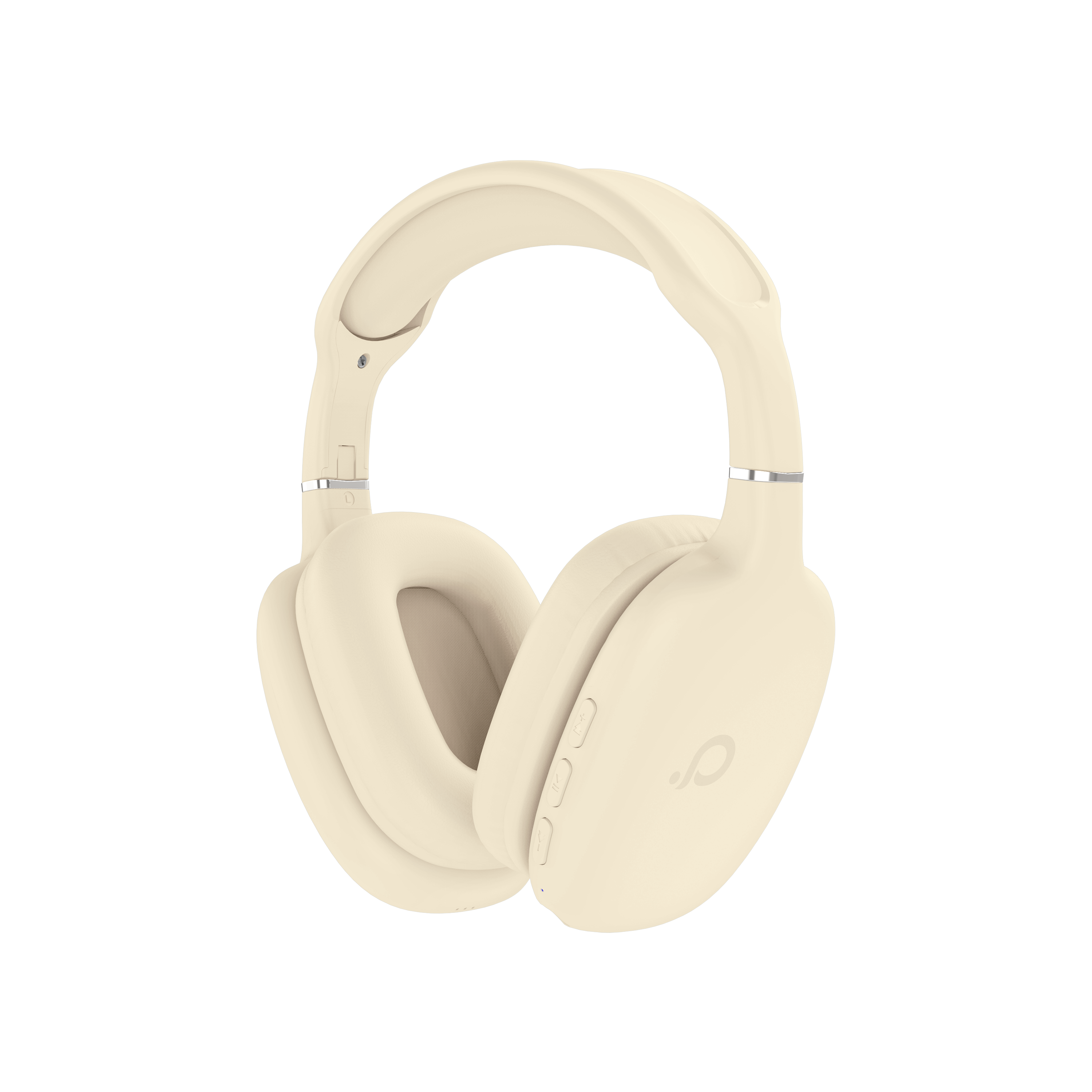Alt View 1. PureBoom - Orbitz Wireless Over-the-Ear Headphones - Sandstone.