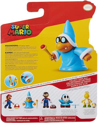 Jakks Pacific Super Mario Bros. 4 Inch Action Figure | Magikoopa w Jakks Pacific Super Mario Bros. 4 Inch Action Figure | Magikoopa w