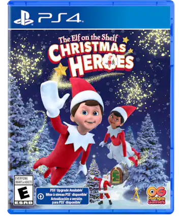 PS4. The Elf on the Shelf CHRISTMAS HEROES EVERYONE ENFANTS et ADULTES E ESRB PS5 Upgrade Available Mise niveau PS5 disponible Actualizacin a versin para PS5 disponible OG Outright Games M - E (Everyone)