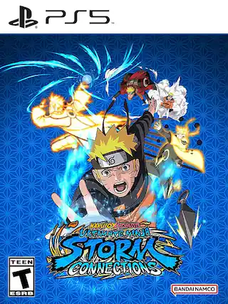 PS5, NARUTO, ULTIMATE, NINJA, MINJA, STORM, CONNECTIONS, TEEN, BANDAI NAMCO, ESRB - T (Teen 13+)