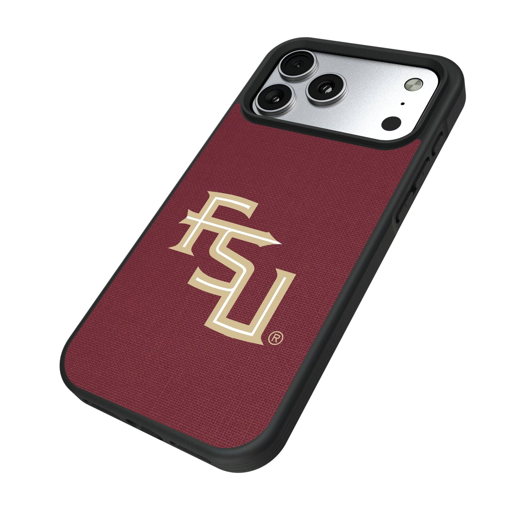 Alt View 1. Keyscaper - Florida State Seminoles iPhone Alternate Solid Design Bump Case - 14 Pro Max - Multicolor.