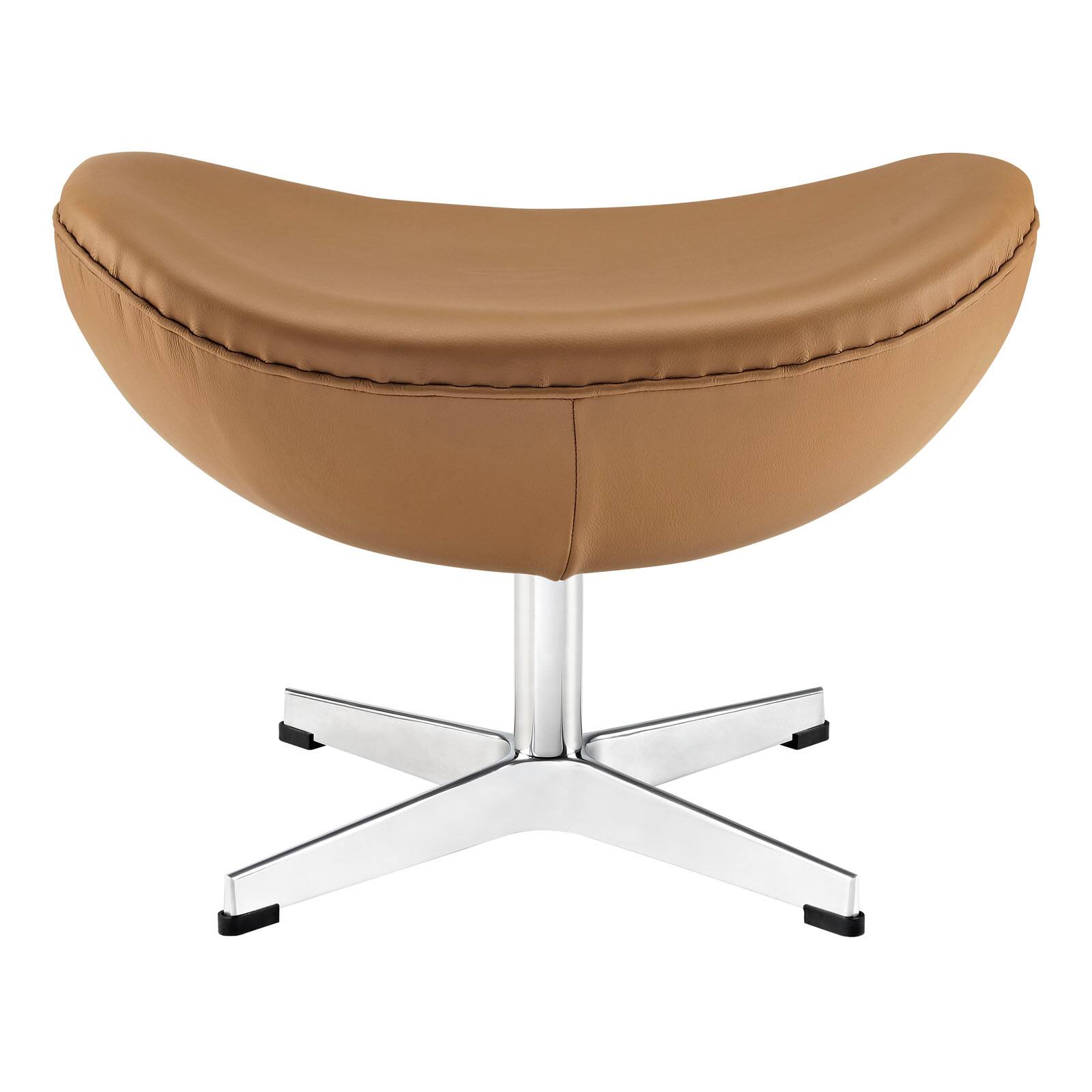 Back. Modway - Glove Leather Ottoman by Modway - EEI-264-TER.