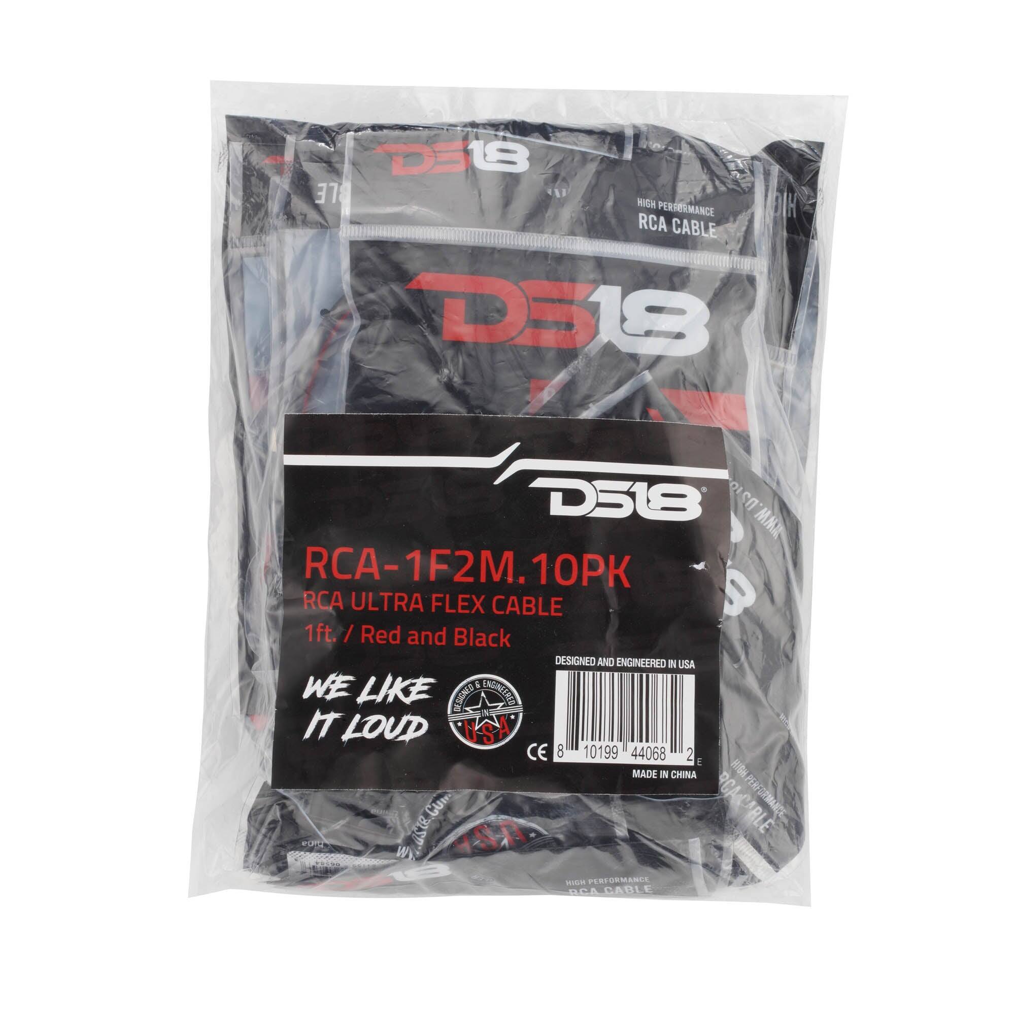 D318 LE HIGH PERFORMANCE RCA CABLE D518

D518 02 WWW RCA-1F2M. 10PK RCA ULTRA FLEX CABLE 1ft. Red and Black DESIGNED AND ENGINEERED IN USA WE LIKE DESIGNED ENGINEERED LOUD USA CE 8 10199 44068 2E MADE IN CHINA HIGH COM CARLE PORT WS USTR. UB HIGH RCA PERFORMANCE CABLE