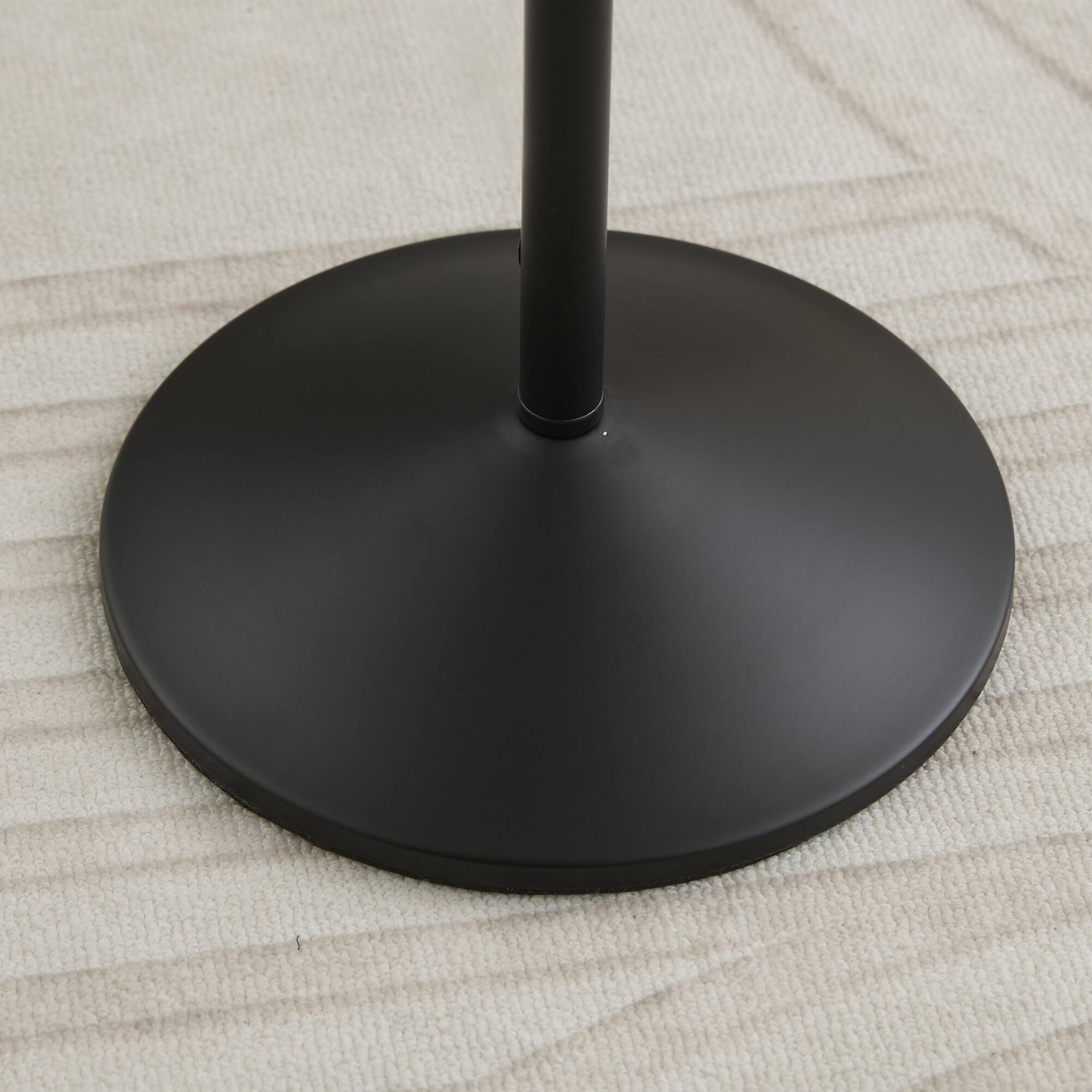 Angle. Kings Brand Furniture - Kings Brand Furniture Modern LED Floor Lamp with Foot Switch, 24W, Black.