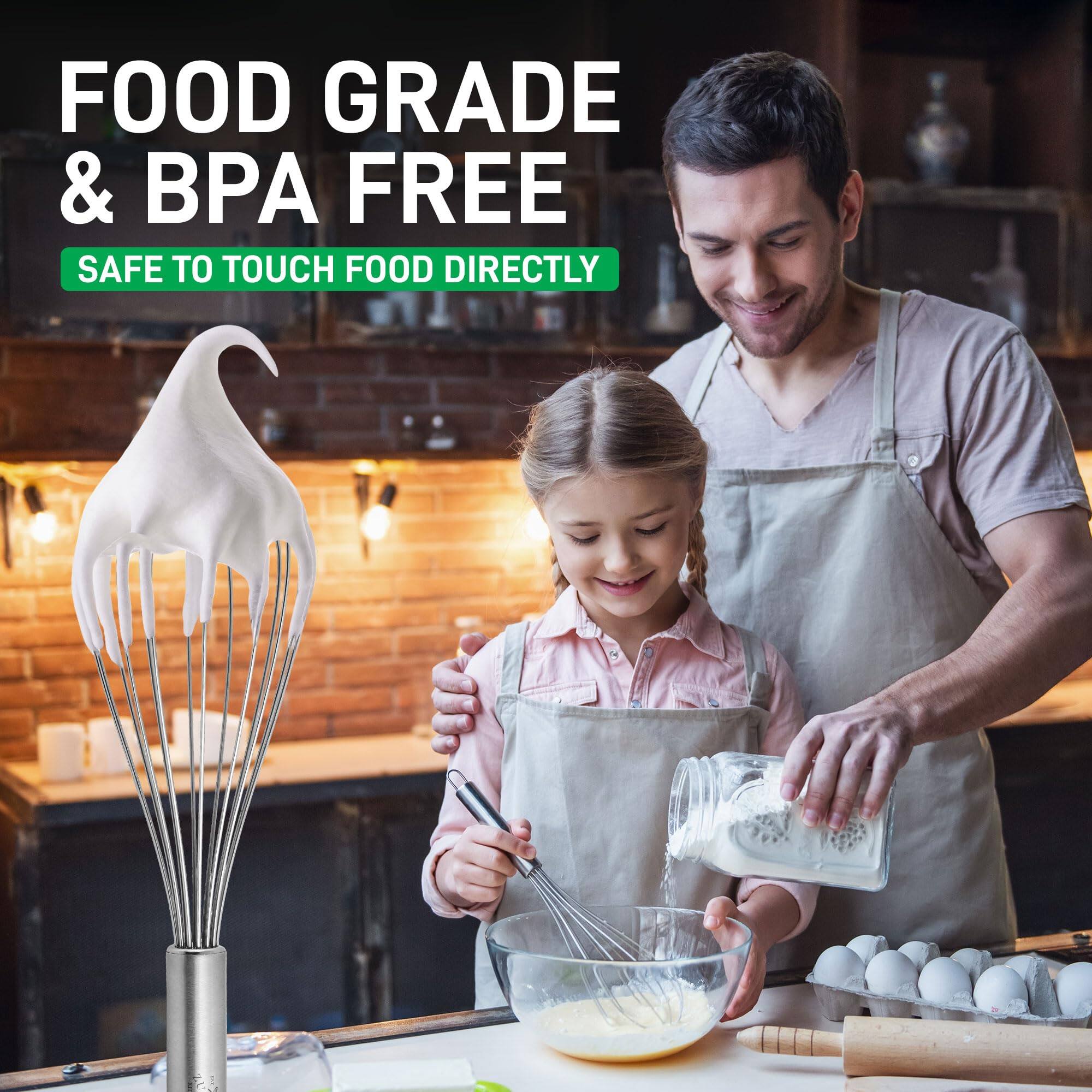 FOOD GRADE & BPA FREE  
SAFE TO TOUCH FOOD DIRECTLY