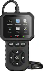 OBDII-R1 OBD/EOBD Data Stream DTC Lib + Review Voltage Setup REXING BAT I/M EXIT OK
