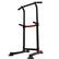 Left. Ainfox - Ainfox Pull Up Bar Dip Bar Power Tower Workout Dip Station Height Adjustable Free Standing Chin Up Bar - red.