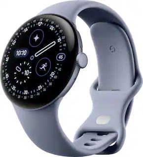 Google - Pixel Watch 4 (45mm) - Wi-Fi - Satin Moonstone Case - Moonstone Band - (2025)