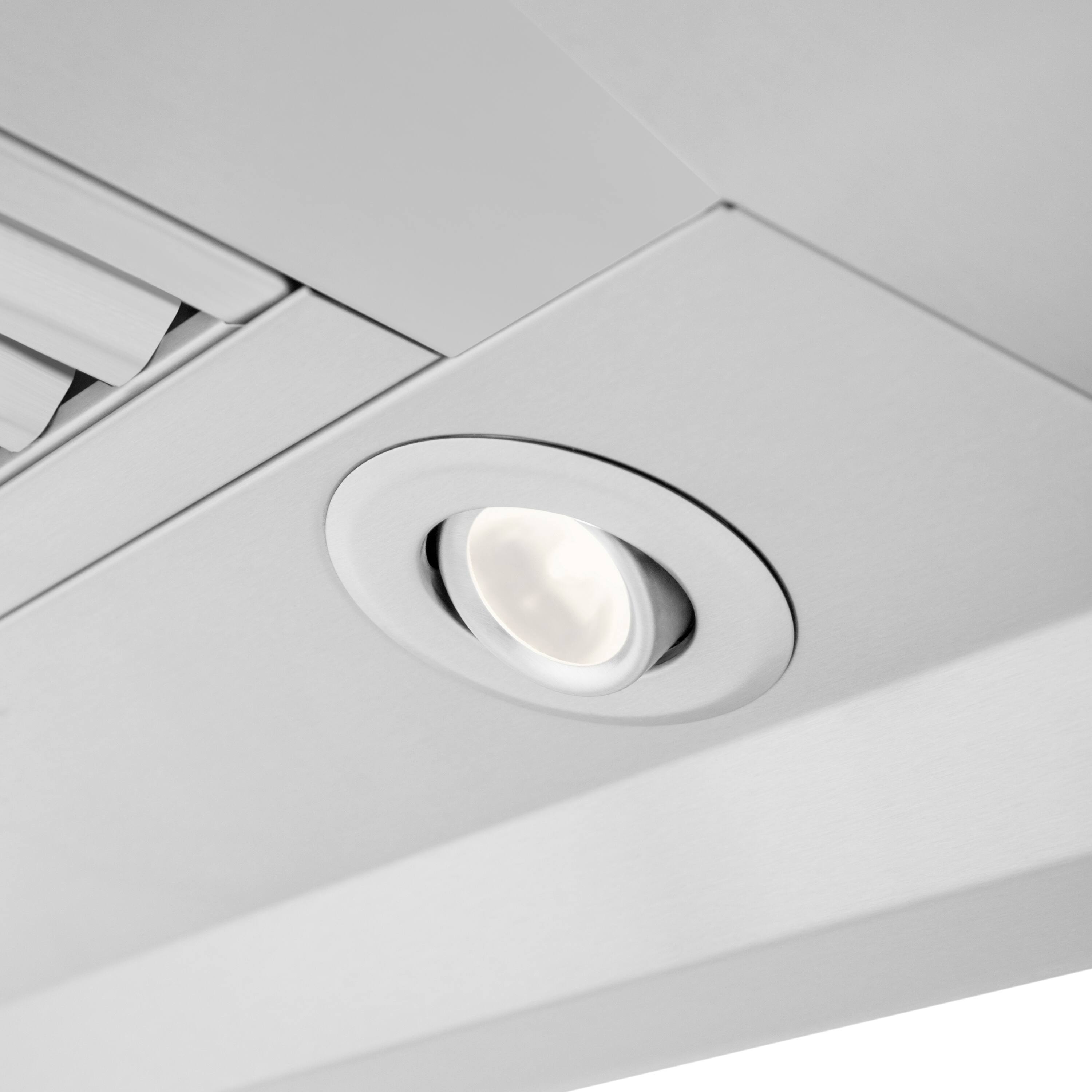Alt View 3. ZLINE - ZLINE 36 in. Ducted Professional Wall Mount Range Hood in Stainless Steel (KECOM-36) - Stainless steel.