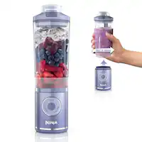 Ninja - Blast Max Portable Blender with 22oz Twist & Go Vessel - Lavender - Front_Zoom