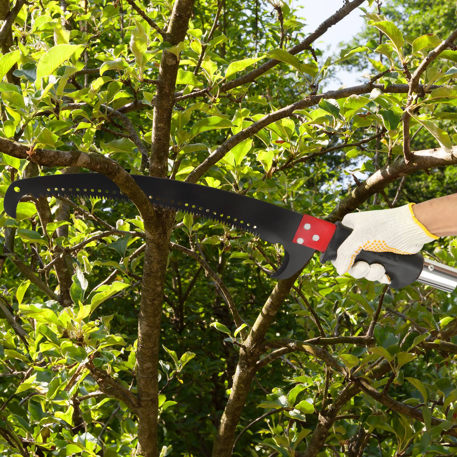 Alt View 4. Winado - Tree Pruner Pole 24ft Saw Branch Limb Pruning Cutter Trimmer Extendable Shaf.