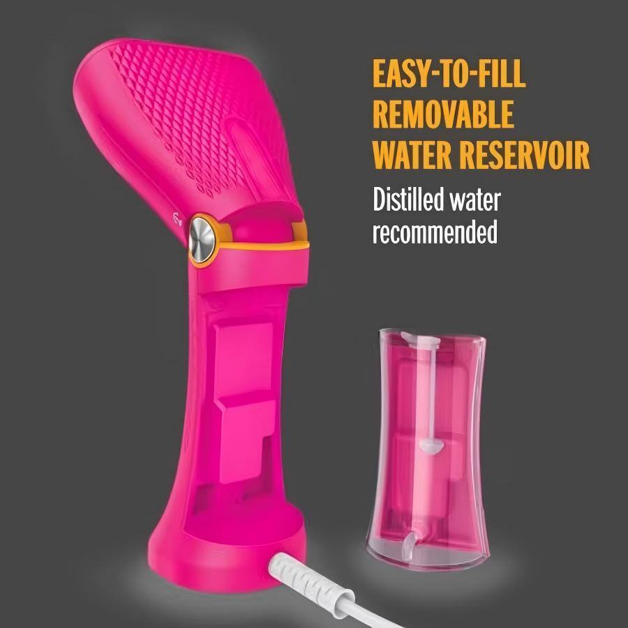 EASY-TO-FILL REMOVABLE WATER RESERVOIR  
Distilled water recommended