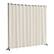 Alt View 4. VEVOR - Room Divider, Portable Panel Room Divider with Wheels Curtain Divider Stand, Freestanding Room Divider Privacy Screen - Beige.
