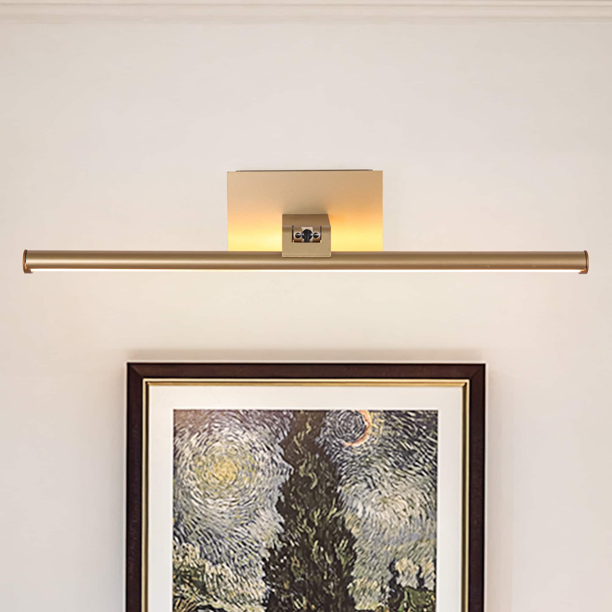 Parrot Uncle - Battery-Powered 3000K LED Vanity Light with Remote Control - Gold