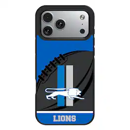 Keyscaper - NFL - Detroit Lions Bump Case with 8.2ft Drop Protection - 15 Plus - Multicolor