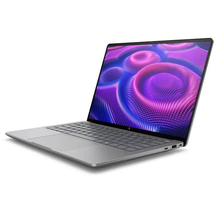 Alt View 1. HP - ZBook Ultra G1a 14" QHD+ OLED Touchscreen Mobile Workstation - AMD Ryzen AI Max PRO 390 - 64GB RAM - 2TB SSD - Win11Pro - Sliver.