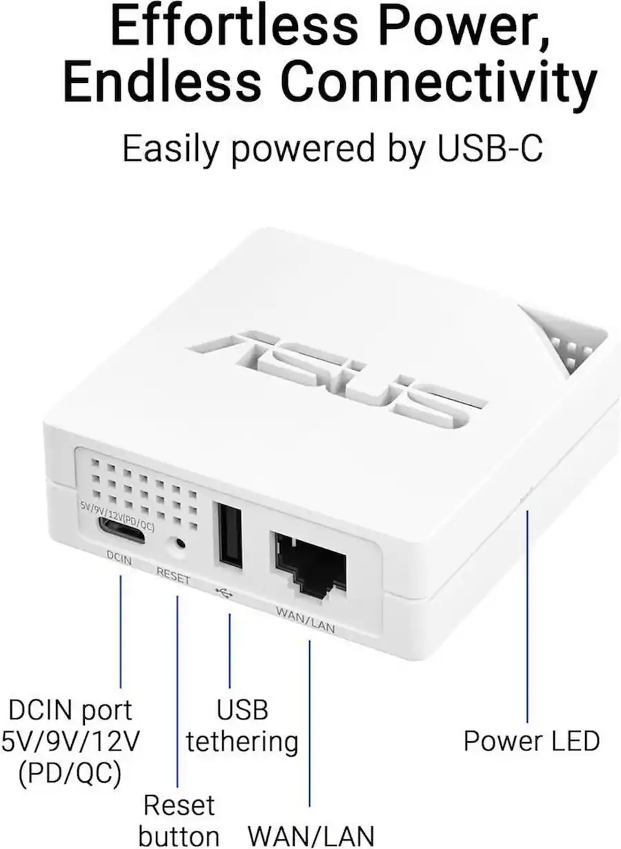 Asus Ax500 Router ASUS RT AX50 Go AX1500 Dual Band Wi Fi 6 Travel Router White RT-AX50 Go ...