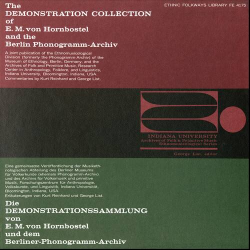 E.M. Von Hornbostel - Demonstration Collection / Various  - COMPACT DISCS