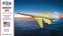 PopMarket - Boeing 2707 Supersonic Transport (SST) 1/400 Scale Model Kit - COLLECTIBLES - Multicolor
