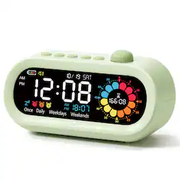 Dazzed Corner - Digital Visual Timer for Kids & Adults, 3-in-1 Silent Countdown Clock - Green